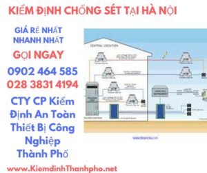 hình ảnh kiểm định chống sét tại Hà Nội