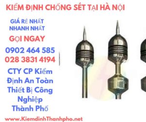 hình ảnh kiểm định chống sét tại Hà Nội