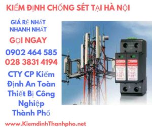 hình ảnh kiểm định chống sét tại Hà Nội