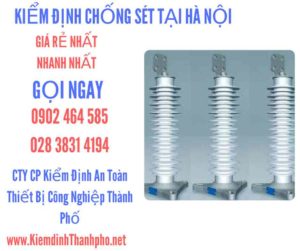 hình ảnh kiểm định chống sét tại Hà Nội