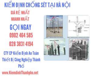 hình ảnh kiểm định chống sét tại Hà Nội