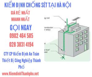 hình ảnh kiểm định chống sét tại Hà Nội