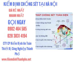 hình ảnh kiểm định chống sét tại Hà Nội