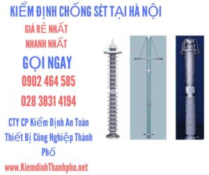 hình ảnh kiểm định chống sét tại Hà Nội