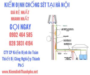 hình ảnh kiểm định chống sét tại Hà Nội