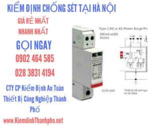 hình ảnh kiểm định chống sét tại Hà Nội