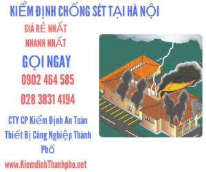 hình ảnh kiểm định chống sét tại Hà Nội