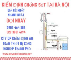 hình ảnh kiểm định chống sét tại Hà Nội