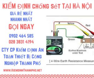 hình ảnh kiểm định chống sét tại Hà Nội