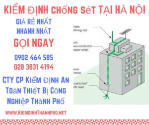 hình ảnh kiểm định chống sét tại Hà Nội