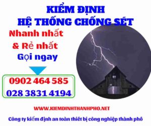 HÌnh ảnh kiểm định hệ thống chống sét