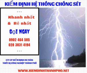 HÌnh ảnh kiểm định hệ thống chống sét