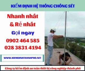 HÌnh ảnh kiểm định hệ thống chống sét