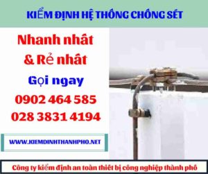 HÌnh ảnh kiểm định hệ thống chống sét