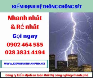 HÌnh ảnh kiểm định hệ thống chống sét