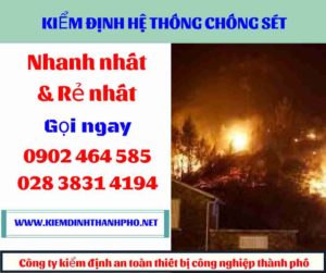 HÌnh ảnh kiểm định hệ thống chống sét