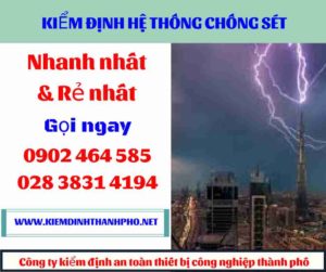 HÌnh ảnh kiểm định hệ thống chống sét