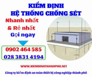 HÌnh ảnh kiểm định hệ thống chống sét