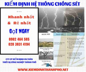 HÌnh ảnh kiểm định hệ thống chống sét