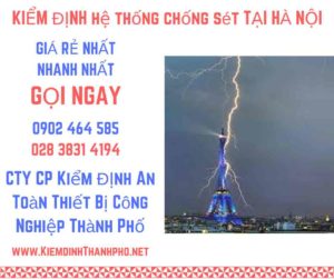 Hình ảnh Kiểm định hệ thống chống sét tại HN