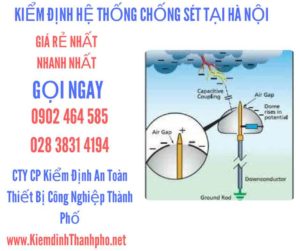 hình ảnh kiểm định hệ thống chống sét tại Hà Nội