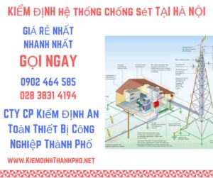 hình ảnh kiểm định hệ thống chống sét tại Hà Nội