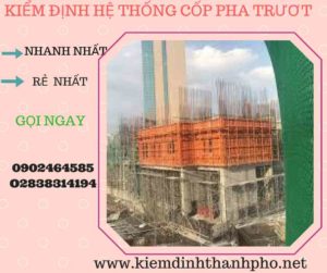 Hình ảnh kiểm định Hệ thống cốp pha trượt