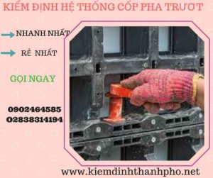 Hình ảnh kiểm định Hệ thống cốp pha trượt