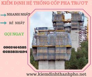 Hình ảnh kiểm định Hệ thống cốp pha trượt