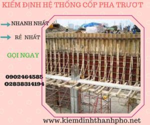 Hình ảnh kiểm định Hệ thống cốp pha trượt