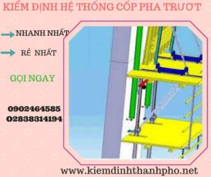 Hình ảnh kiểm định Hệ thống cốp pha trượt