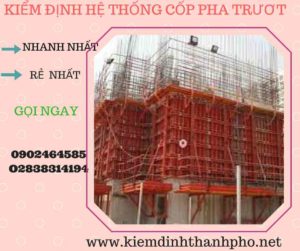 Hình ảnh kiểm định Hệ thống cốp pha trượt