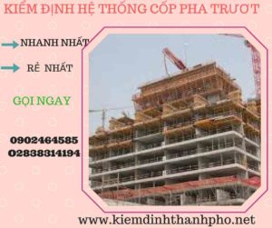 Hình ảnh kiểm định Hệ thống cốp pha trượt