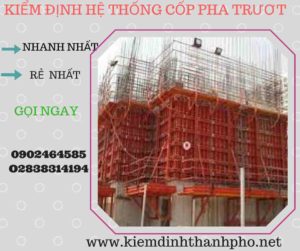 Hình ảnh kiểm định Hệ thống cốp pha trượt