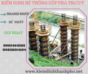 Hình ảnh kiểm định Hệ thống cốp pha trượt