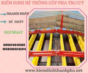 Hình ảnh kiểm định Hệ thống cốp pha trượt