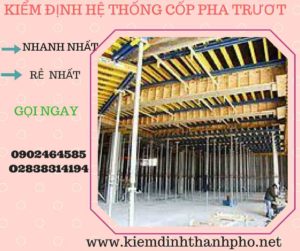 Hình ảnh kiểm định Hệ thống cốp pha trượt