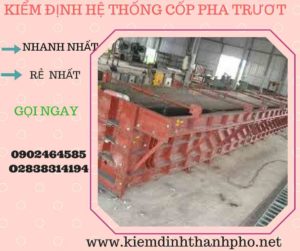 Hình ảnh kiểm định Hệ thống cốp pha trượt