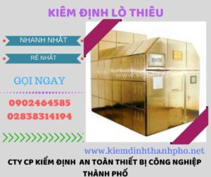 Hình ảnh kiểm định lò thiêu