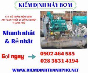 Hình ảnh kiểm định máy bơm