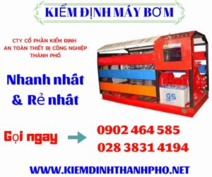 Hình ảnh kiểm định máy bơm