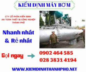 Hình ảnh kiểm định máy bơm