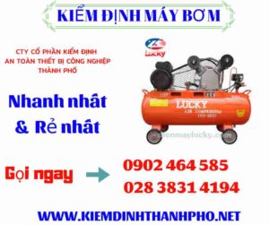 Hình ảnh kiểm định máy bơm