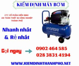 Hình ảnh kiểm định máy bơm