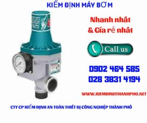 Hình ảnh kiểm định máy bơm