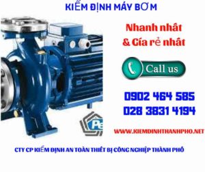 Hình ảnh kiểm định máy bơm