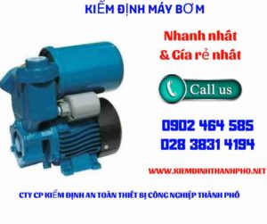 Hình ảnh kiểm định máy bơm