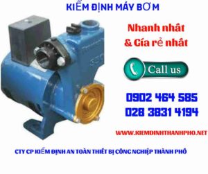 Hình ảnh kiểm định máy bơm