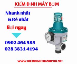 Hình ảnh kiểm định máy bơm