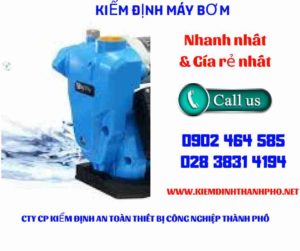 Hình ảnh kiểm định máy bơm